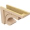 Ekena Millwork 9"W x 27"D x 18"H Classic Alma Rough Cedar Woodgrain TimberThane Corbel, Primed Tan CORUR09X27X18ALMRCPR - alternate 5